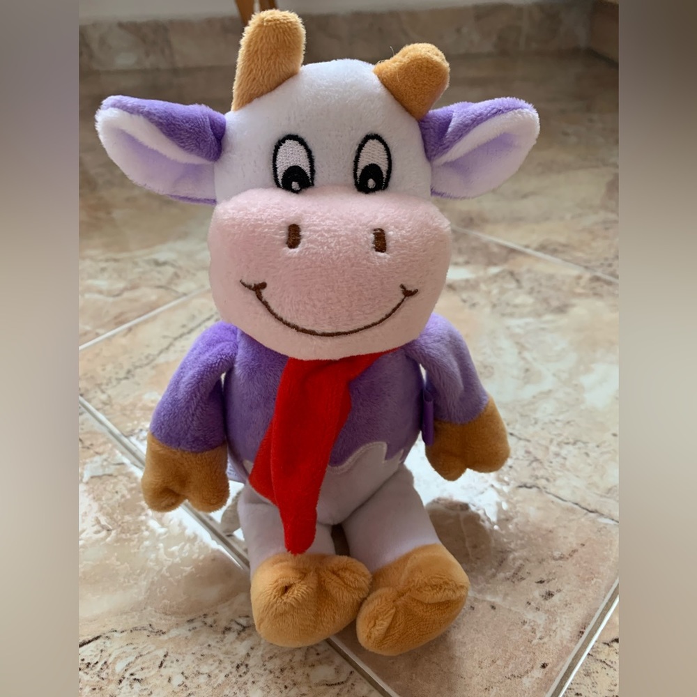 NWOT stuffed Milka cow